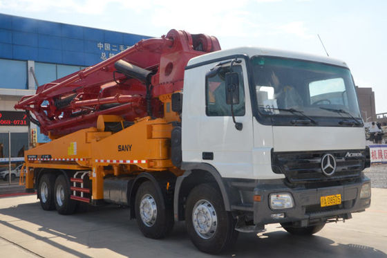 China O caminhão resistente de Sany montou a bomba concreta SY5401THB45 46m do crescimento do crescimento fornecedor