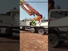 Caminhão 2014 de segunda mão da bomba concreta do chassi de Zoomlion Heavy Industries 56m Scania