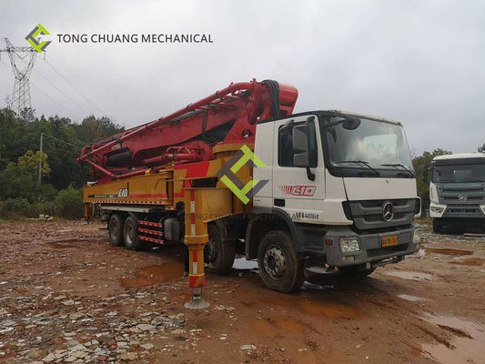 Em 2016 indústria pesada Mercedes-Benz Used Concrete Pump Truck de Sany 62 medidores