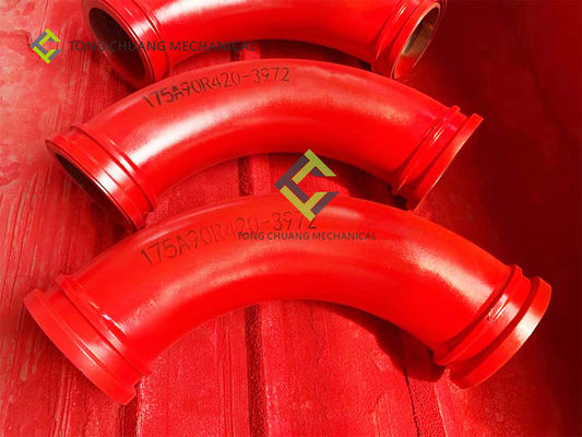 comprar encanamento da bomba do cimento armado 20#, cotovelo 500MM da tubulação de 30 graus online manufacture