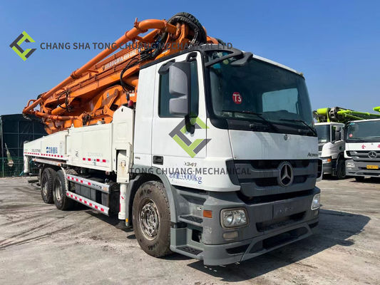 comprar Em 2014 Zoomlion caminhão de bomba de concreto com grande deslocamento 6 cilindros e 6 mastros online manufacture