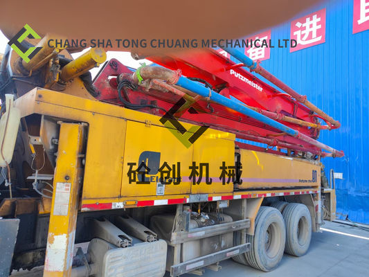 comprar Em 2008 Refabricado Usado Caminhão de Bomba de Betão Putzmeister 38 Meter online manufacture