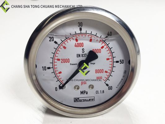 comprar Peças sobressalentes de camião de bomba de betão da indústria pesada de Sany e Zoomlion, manômetro de pressão Ds63-60mpa 1019900185 online manufacture