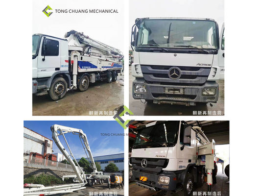 Zoomlion de reprodução usou o caminhão da bomba concreta com Mercedes-Benz Chassis 8×4