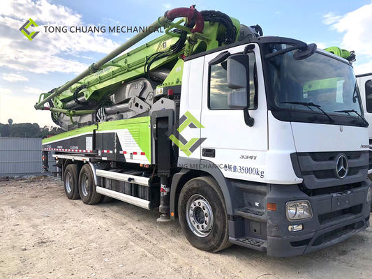 Em 2019 caminhão concreto usado Remanufactured do crescimento de Zoomlion 49 medidores instalados