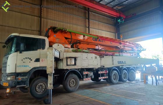 O chassi de CIFA 58m Scania usou o caminhão concreto da bomba do crescimento
