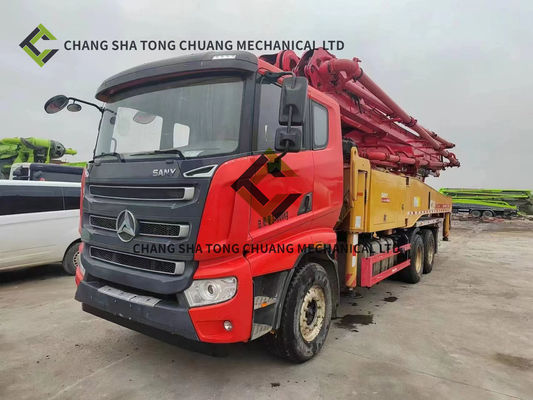 Em 2021 Sany SYM5350THB1E Chassi 49 M Caminhão de bomba de concreto 5 cilindros e 5 mastros