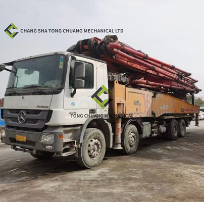 56M 8x4 caminhão de bomba de concreto usado no chassi Mercedes Benz