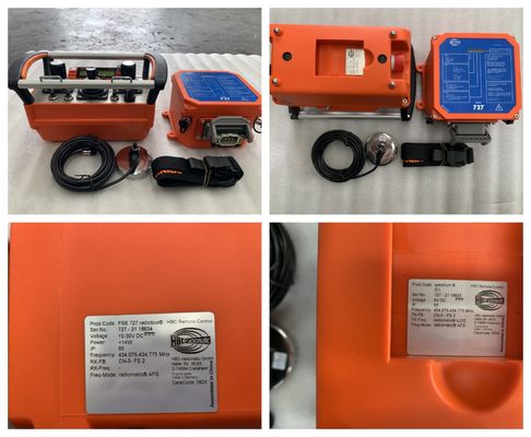 Prod.Code Fse 727 Radiobus Hbc 727 Comando remoto sem fios Ser.No. 727-21 18634 para peças sobressalentes de camiões de bomba de betão