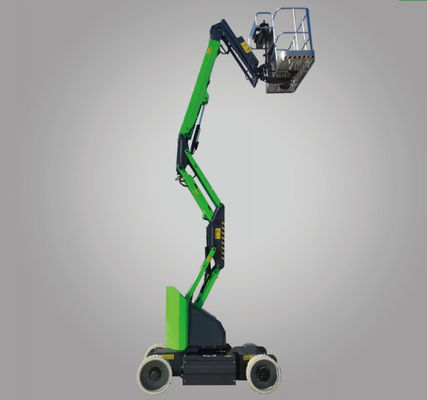Plataforma de trabalho de altitude de braço curvo elétrico para carga de 4800 kg e bateria de 48V/320Ah no setor industrial