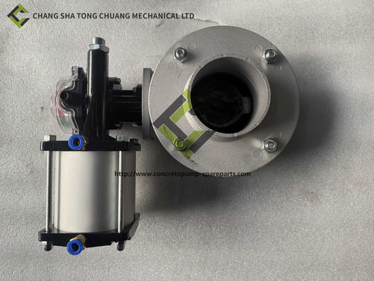 Válvula de borboleta pneumática de flange único de acessórios de instalações de mistura de betão V1FS100GBN