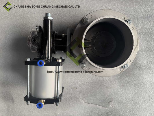 Válvula de borboleta pneumática de flange único de acessórios de instalações de mistura de betão V1FS150GBN