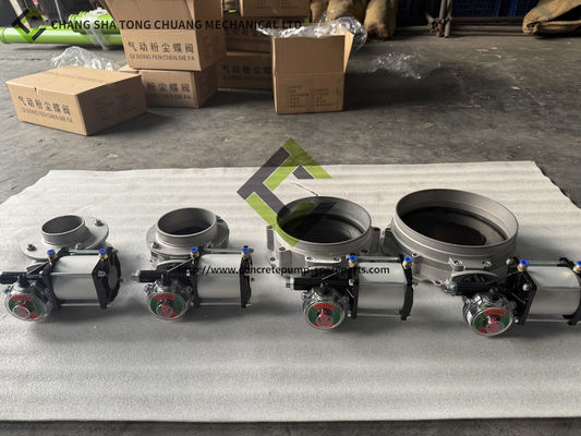 Válvula de borboleta pneumática de flange único para estação de mistura V1FS300GBN+CP101+MIC23