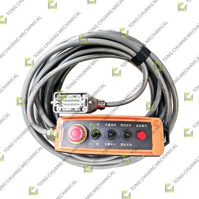 Conector quadrado de 10 pines / Controlador remoto da série E, Manopla de controle remoto, Transmissor remoto sem fio, Controlador remoto de máquinas de construção, Controlador sem fio de equipamentos industriais