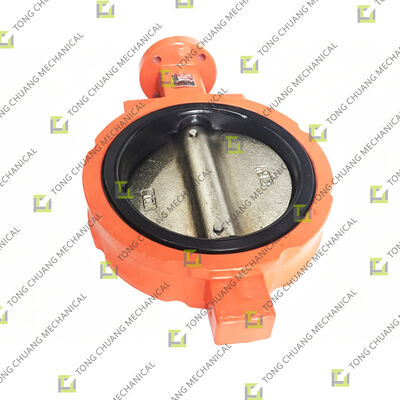 Válvula borboleta tipo wafer DN150 GTD6-150WF para maquinário de concreto, Válvula borboleta tipo wafer para equipamentos de concreto, Conjunto de válvula borboleta de montagem tipo wafer, Peça de reposição de válvula borboleta tipo wafer